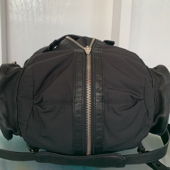 Alexander Wang Marti Lambskin Leather Trimmed & Nylon Backpack EUC - Picture 10 of 17